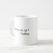 やればできる  コーヒーマグカップ (正面左)
