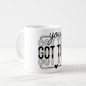 やればできる コーヒーマグカップ (正面左)
