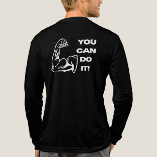 やればできる フィットネスモチベーショングッズ トレーニングTシャツ トライブレンドTシャツ