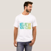 やればできる モチベーショナルTシャツ Tシャツ (正面フル)