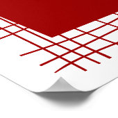 やればできる - モチベーションあふれるステッチ風の道 ポスター (角)