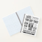 やればできる!モチベーションを高める名言集 ノートブック (内部)