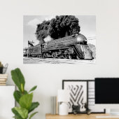 やれやれ!20世紀限定ヴィンテージ鉄道 ポスター (ホームオフィス)