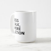 やれよ、しゃべるな コーヒーマグカップ (正面左)