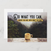 やれることをやって Inspirational ポストカード (正面/裏面)