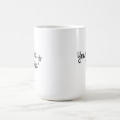 「やれるよ」モチベーショナルスターデザイン コーヒーマグカップ (中央)