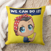 やれる!アニメロージザリベターチビ(小さくかわいく書いた感じ) クッション (ブランケット)