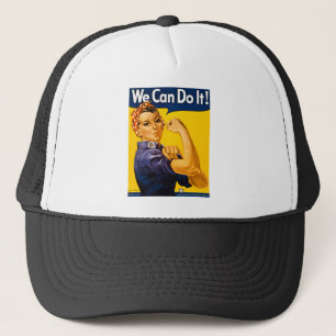  やれる！Rosie the Riveterヴィンテージ第2次世界大戦 キャップ