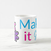 やれ素晴らし!モーメント開始コーヒーフローラマグカップ コーヒーマグカップ (中央)