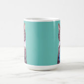 「やれ素晴らし!」 Cat in Blue TieまたはYour Message コーヒーマグカップ (中央)