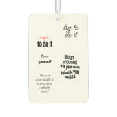 やろうとする カーエアーフレッシュナー (裏面)