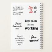 やろうとする ノートブック (裏面)