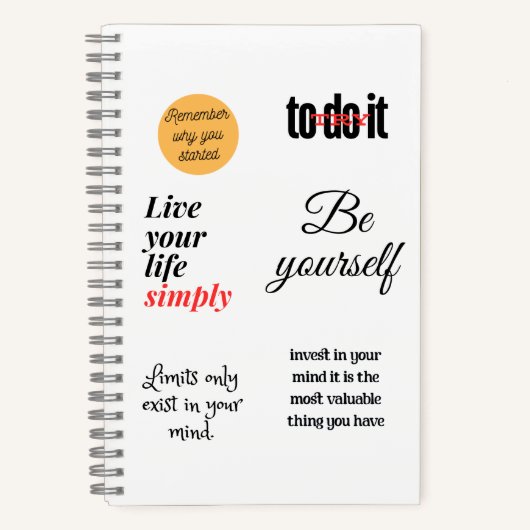 やろうとする ノートブック (正面)