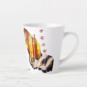 「やろう祈」 カフェラテマグ (右)