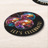 やろう祝カラフル ラウンドペーパーコースター (アングル)