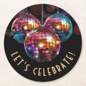 やろう祝カラフル ラウンドペーパーコースター (正面)