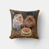 やろう祝!かわいいバースデーキャット装飾用クッション クッション (正面)