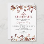 やろう祝!ワイルドフラワーズリタイアメントパーティー 招待状 (正面)