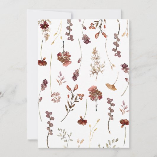 やろう祝!ワイルドフラワーズリタイアメントパーティー 招待状 (裏面)