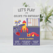 やろう遊!野外遊び場バースデーパーティー 招待状 (スタンド正面)