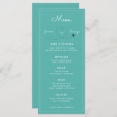 やろう食べ! |デザートサボテン開花5コース結婚ズ メニュー (正面/裏面)