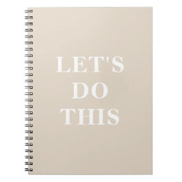 やろう！ - 6.5" x 8.75" クラシックノート ノートブック