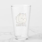 やわふわだけど危険な子猫 タンブラーグラス (裏面)
