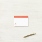 やわらかいオ感じレンジIニットOh So Nitty ポストイット (デスク上)