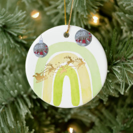 やわらかいシンプルでおもしろいかわいいクリスマスベル セラミックオーナメント