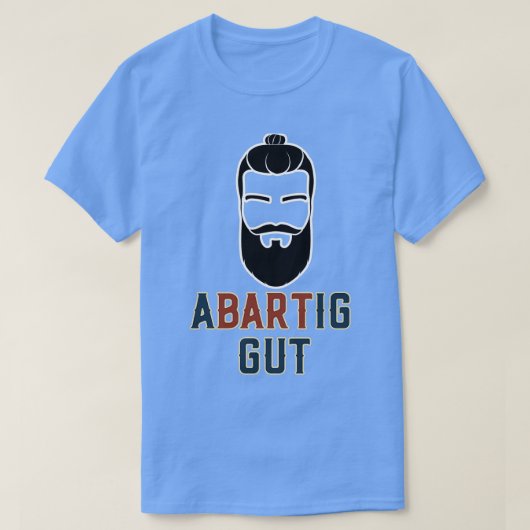 やわらかい上等な髭とダットバルト Tシャツ (デザイン正面)