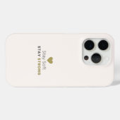 やわらかく強く ミニマル モチベーショナル iPhone Case-Mate iPhoneケース (裏面 (横))