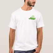 やわらかそうで怖いワニのスマイル 笑ってるけど要注意 Tシャツ (正面)