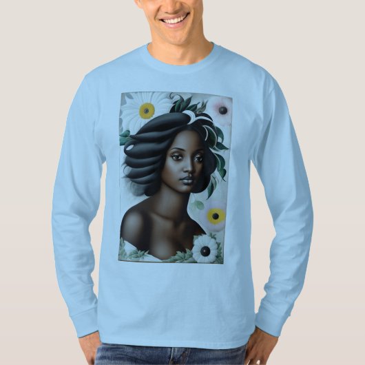 やわらかなフェミニン Tシャツ (正面)