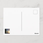 やわらかな光の夕日をあなたに ポストカード (裏面)