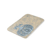 やわらかな収穫カボチャ – 色あせた小麦風呂マット バスマット (アングル)