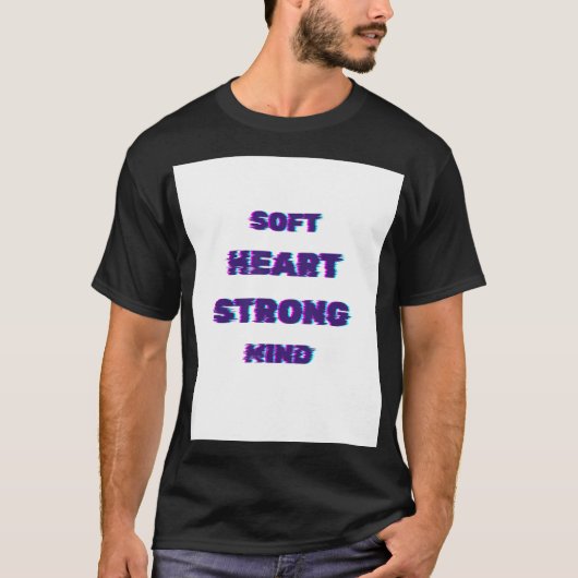 やわらかな心と強い精神 クォート Tシャツ (正面)
