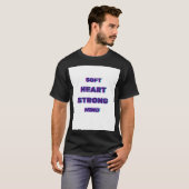 やわらかな心と強い精神 クォート Tシャツ (正面フル)