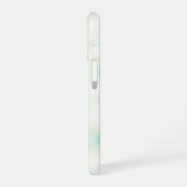 やわらかな水彩デザインのスマホケース iPhone 16ケース (左側面)