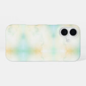 やわらかな水彩デザインのスマホケース iPhone 16ケース (裏面横)