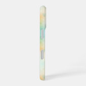 やわらかな水彩デザインのスマホケース iPhone 16ケース (右側面)
