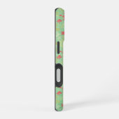 やわらかな花柄 iPhone 16ケース (右側面)