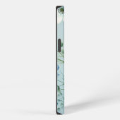 やわらかな青の野の花 iPhoneケース (右側面)