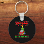 やんちゃが新しい素敵なクリスマスサンタXmasプレミアム キーホルダー (正面)