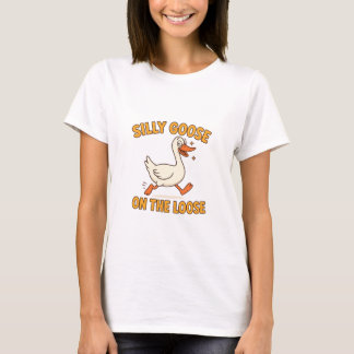 やんちゃなガチョウは大暴れ Tシャツ