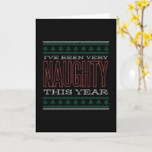 やんちゃなクリスマス カード (黄色い花)