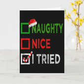 やんちゃな私がサンタの悪い子リストを試してみた面白チャ カード (黄色い花)