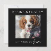 やんちゃを定義する | 5枚の写真のコラージュ | 父の日 シーズンカード (正面)