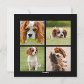 やんちゃを定義する | 5枚の写真のコラージュ | 父の日 シーズンカード (裏面)