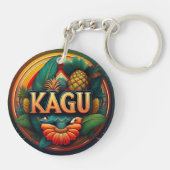 やんばるの深い森のカグ キーホルダー (裏面)