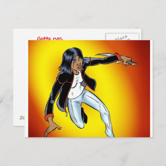 や走るぜ！ ポストカード (正面/裏面)